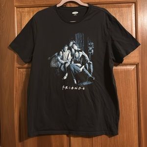 Friends TV Show Black XL T-shirt